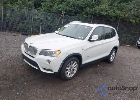 2013 BMW X3 xDrive28I z USA, uszkodzony, nr VIN 5UXWX9C50D0A30494